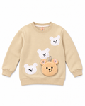 Felpa girocollo in cotone per Bambina