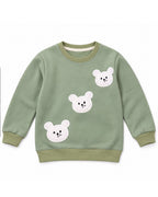 Maglia in Cotone, Gonna Plissé & Pupazzetto Pochette