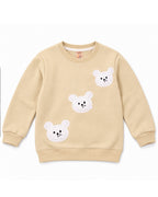 Felpa girocollo in cotone per Bambina
