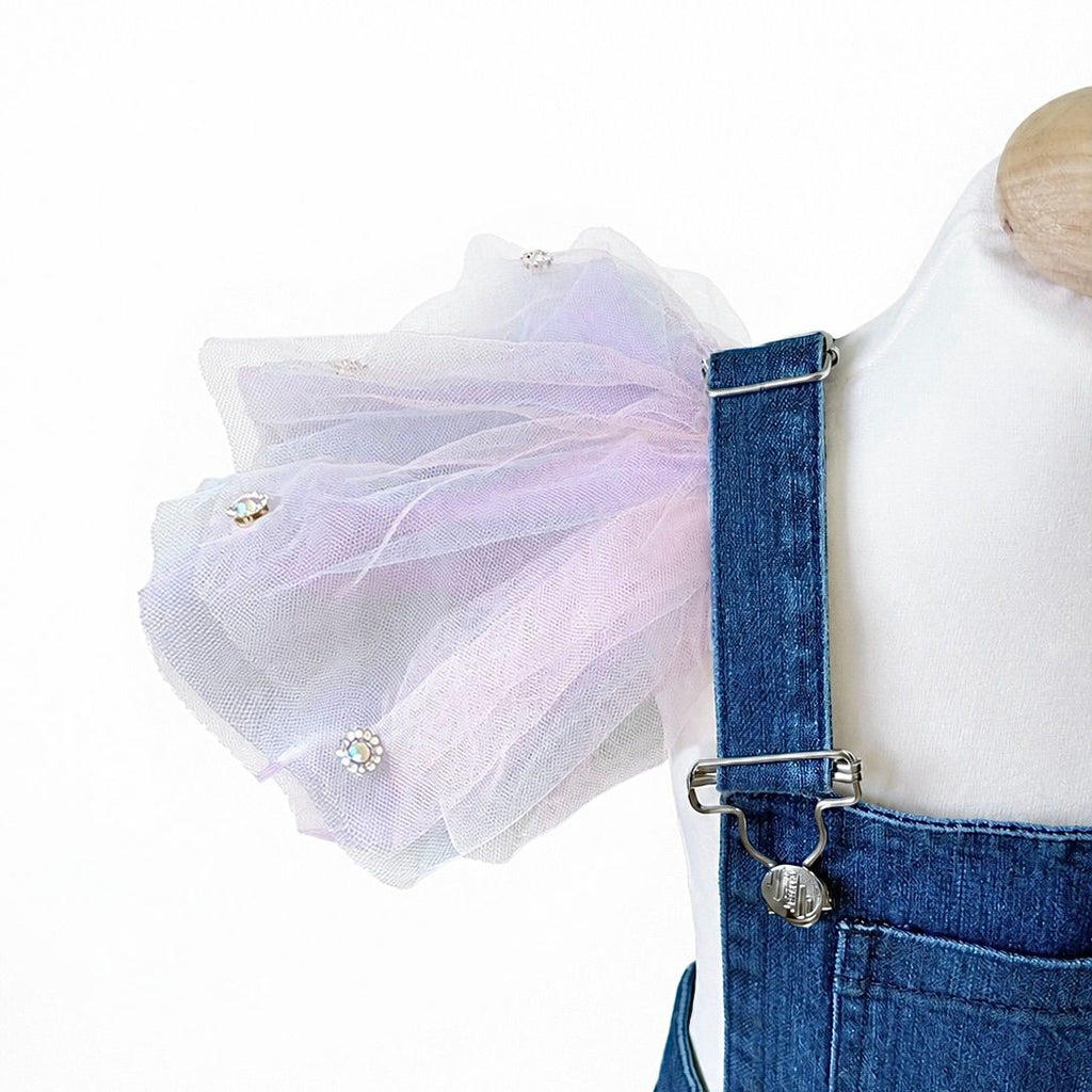 Salopette in Denim con spalline intercambiabili – Piccole Storie da Indossare