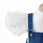 Salopette in Denim con spalline intercambiabili – Piccole Storie da Indossare